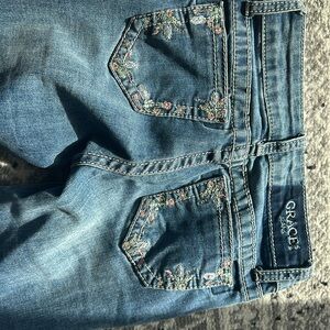 Girls size 8 Grace denim jeans